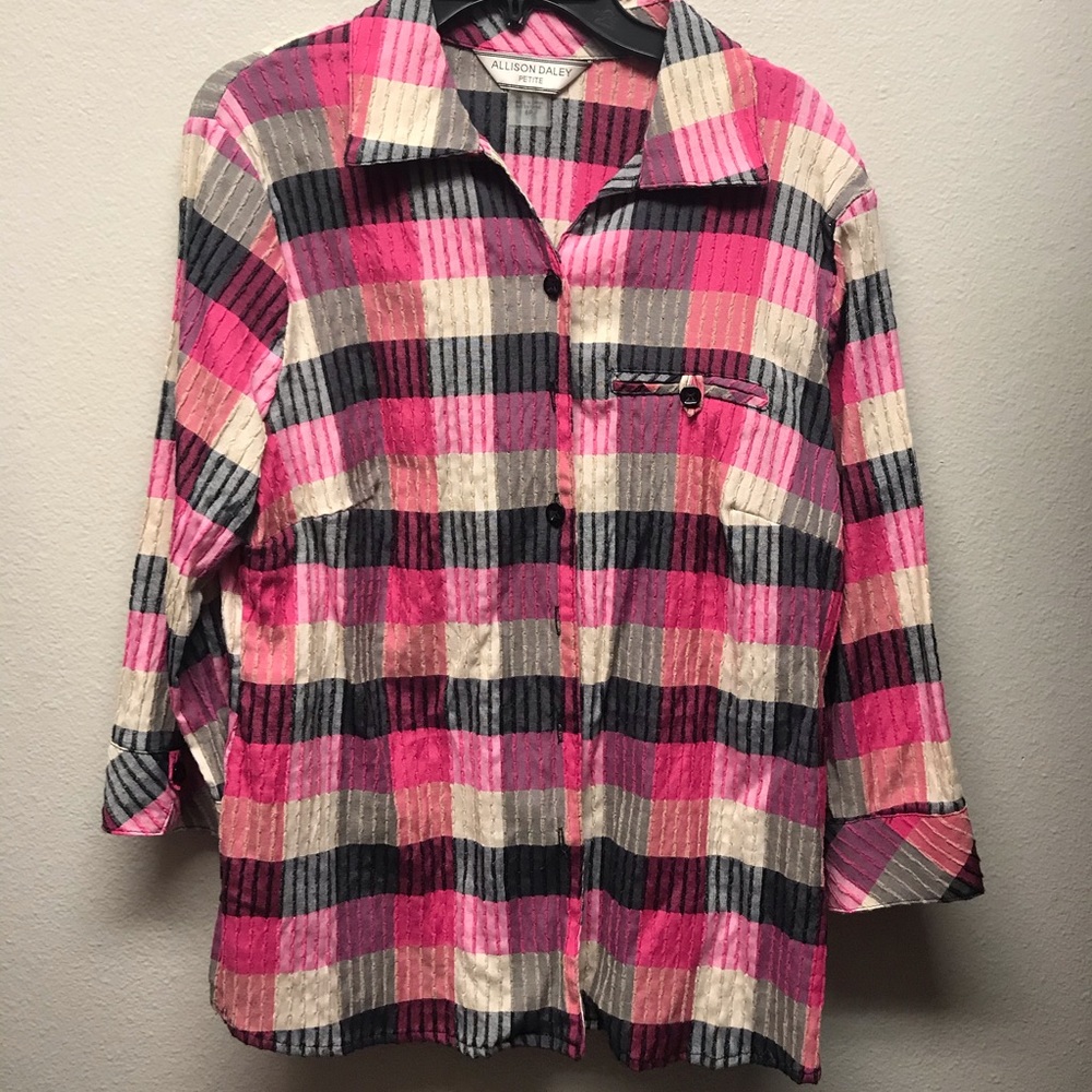 Plaid top